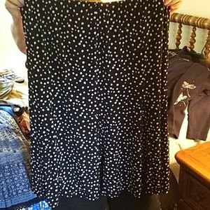 Polka dot skirt